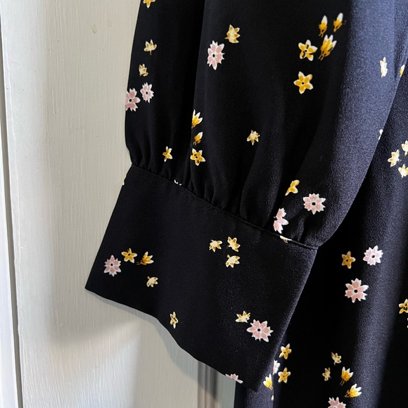 Floral Black Dress - Picture 5 of 6